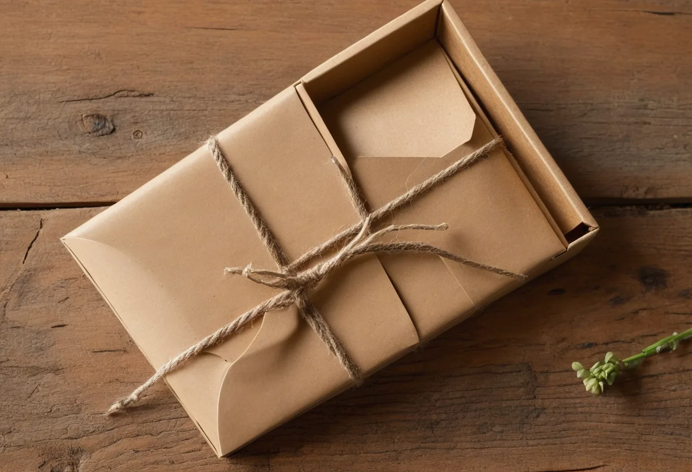 Seed box with paper packets